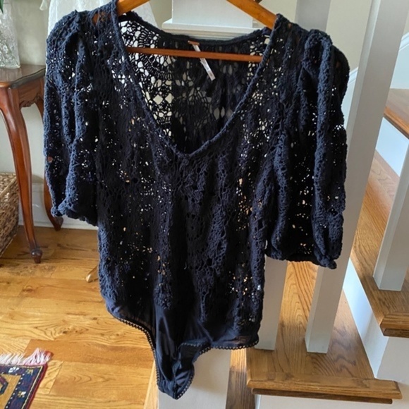 Free People Sand Dune Crochet Bodysuit - Picture 6 of 6